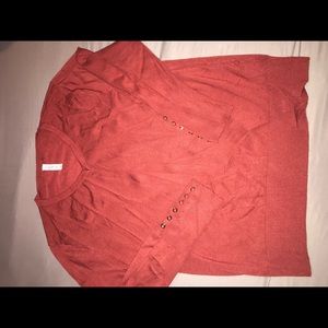 Long sleeve v-neck sweater